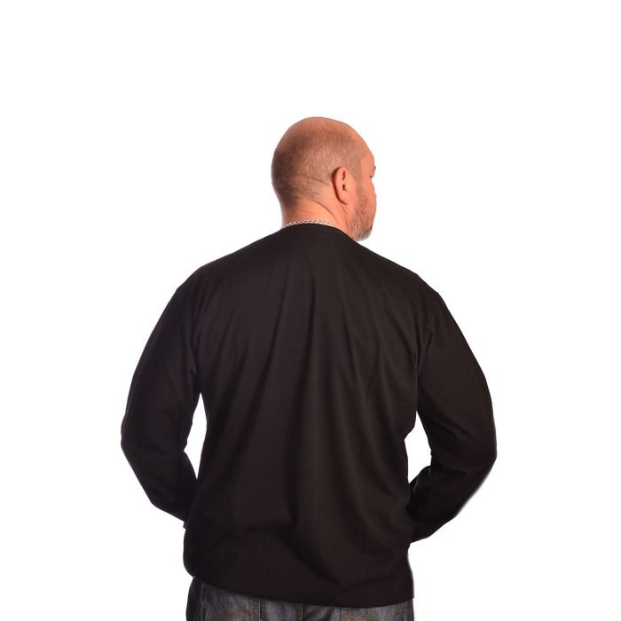 Голяма черна блуза за големи мъже. Размери 3XL 4XL 5XXL 6XL, до 150 кг.