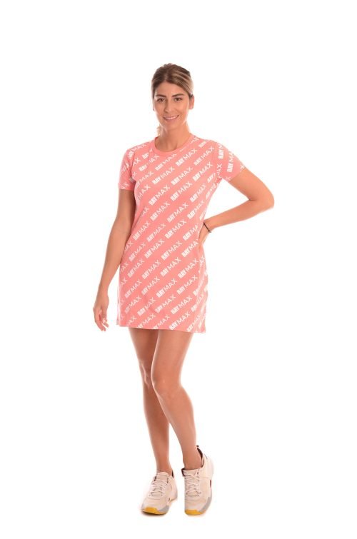 Лятна спортна рокля - млечен корал. Свежо предложение от български производител!