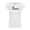 Дамска бяла тениска Zani от нова колекция 2024г. Българско производство.