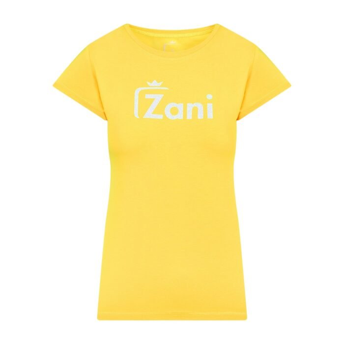 Дамска жълта тениска Zani от нова колекция 2024г. Българско производство.