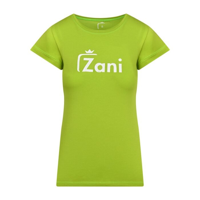 Дамска тениска в зелено Zani от нова колекция 2024г. Българско производство.