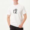 НОВО Бяла памучена тениска с логото на Zani. Произведено в България!